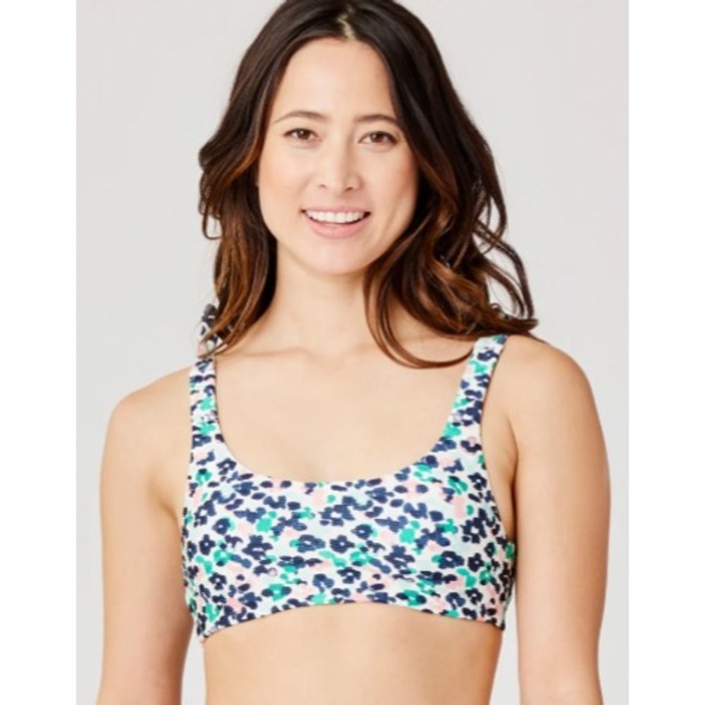Carve Designs Sandhaven‎ Bloom Texture Padded Bikini Top Only XS High Support